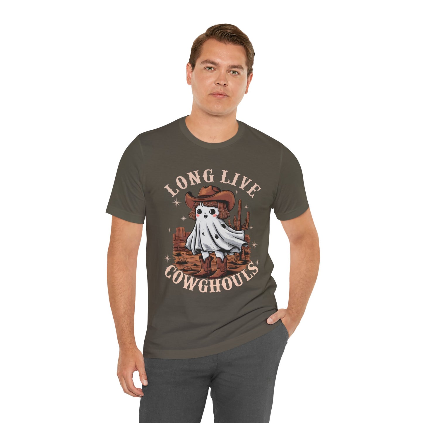 Long Live Cowghouls Shirt – Cute Western Ghost Cowgirl Halloween Tee