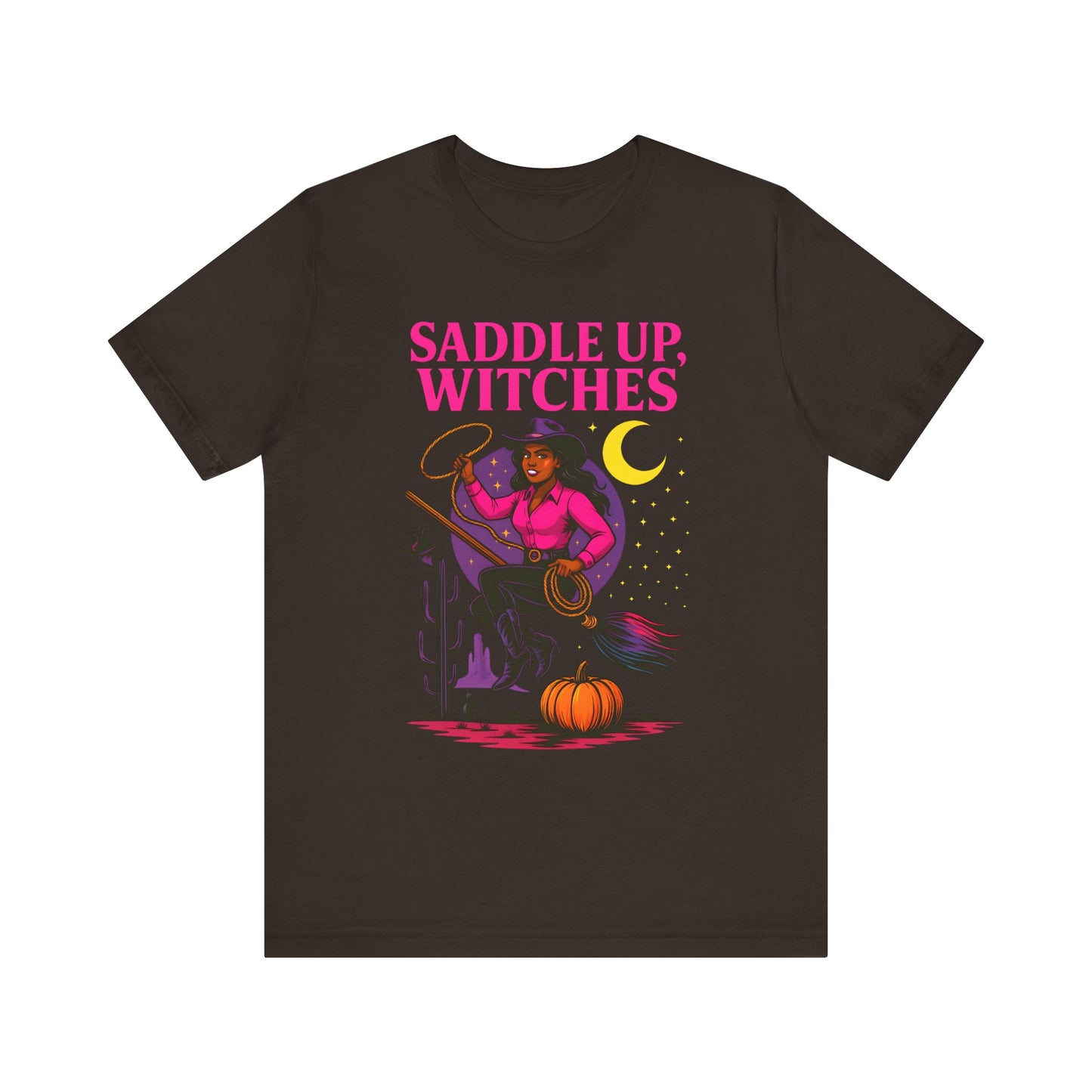 Saddle Up Witches Shirt – Black Cowgirl Western Halloween Tee