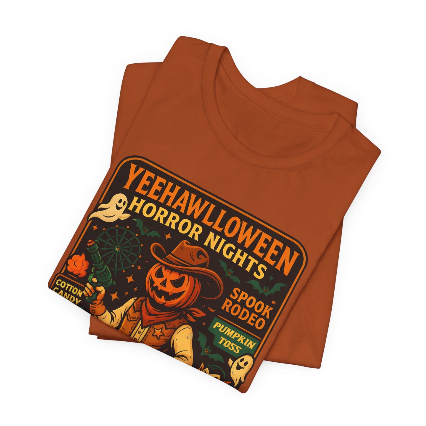 Yeehawlloween Shirt – Western Rodeo Halloween Carnival Cowgirl Cowboy Tee