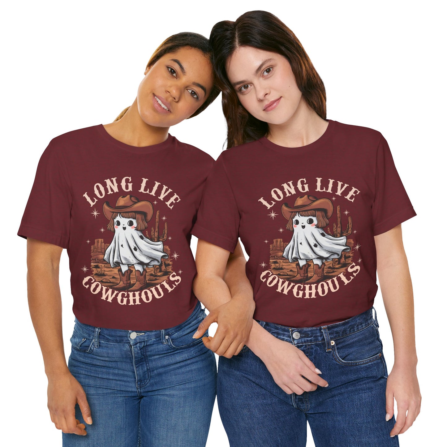 Long Live Cowghouls Shirt – Cute Western Ghost Cowgirl Halloween Tee
