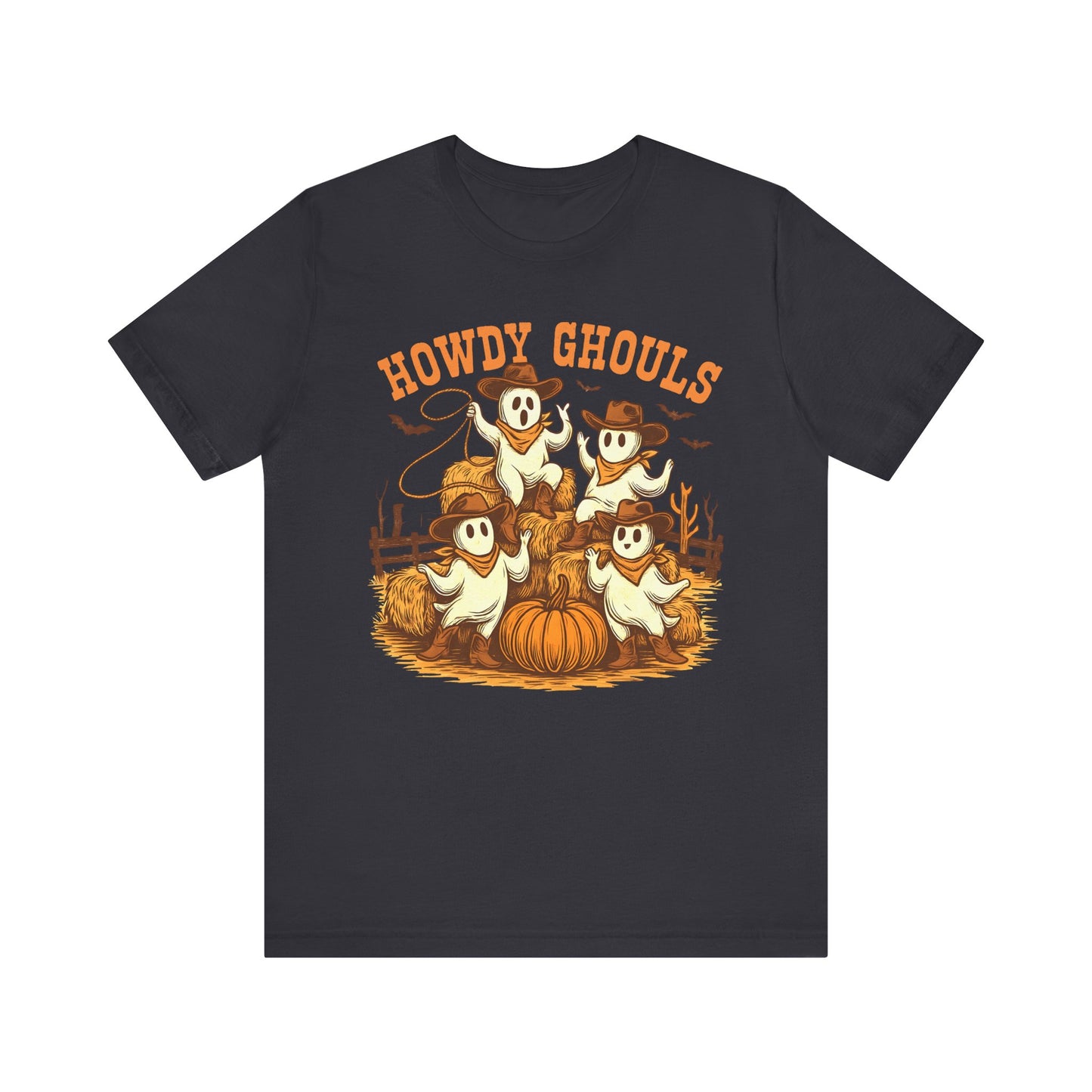 Howdy Ghouls Shirt – Cute Ghost Cowboy Halloween Tee, Western Rodeo Texas Fall Outfit