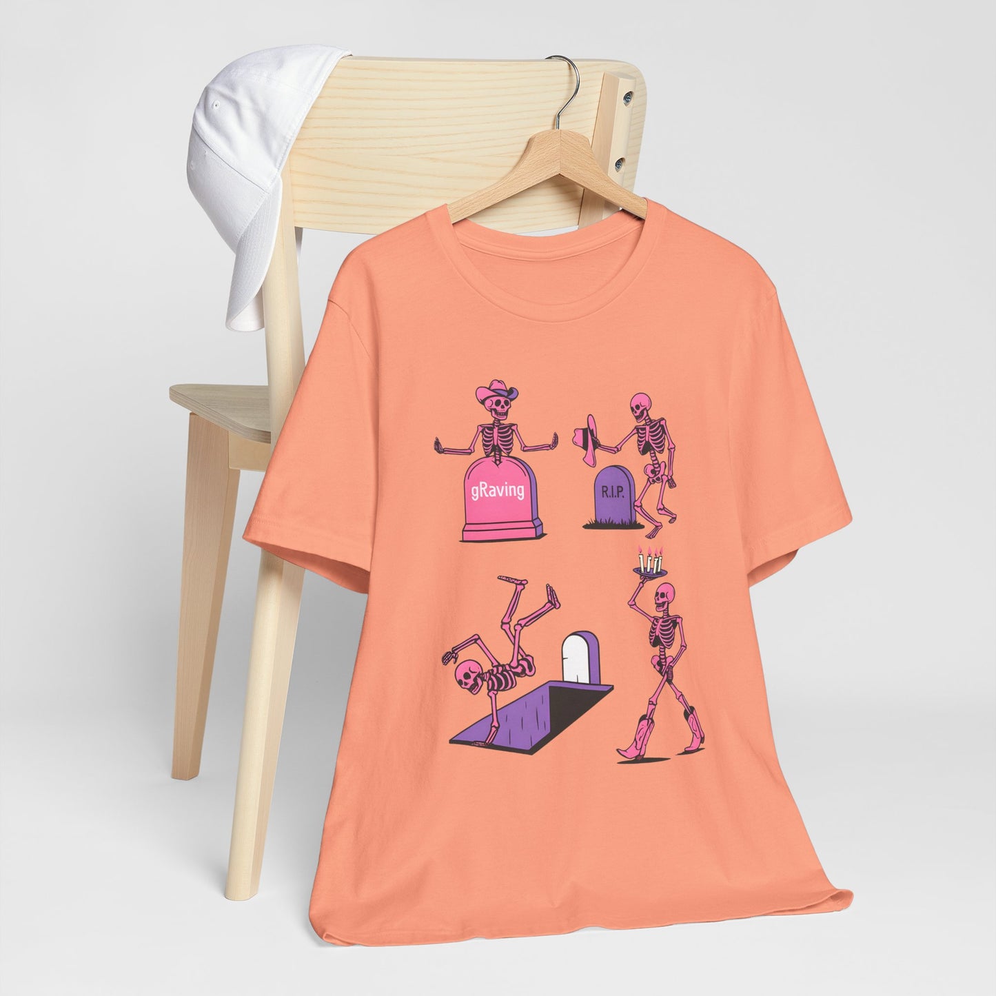 Graving Skeleton Cowgirl Shirt – Funny Western Halloween Rodeo Tee