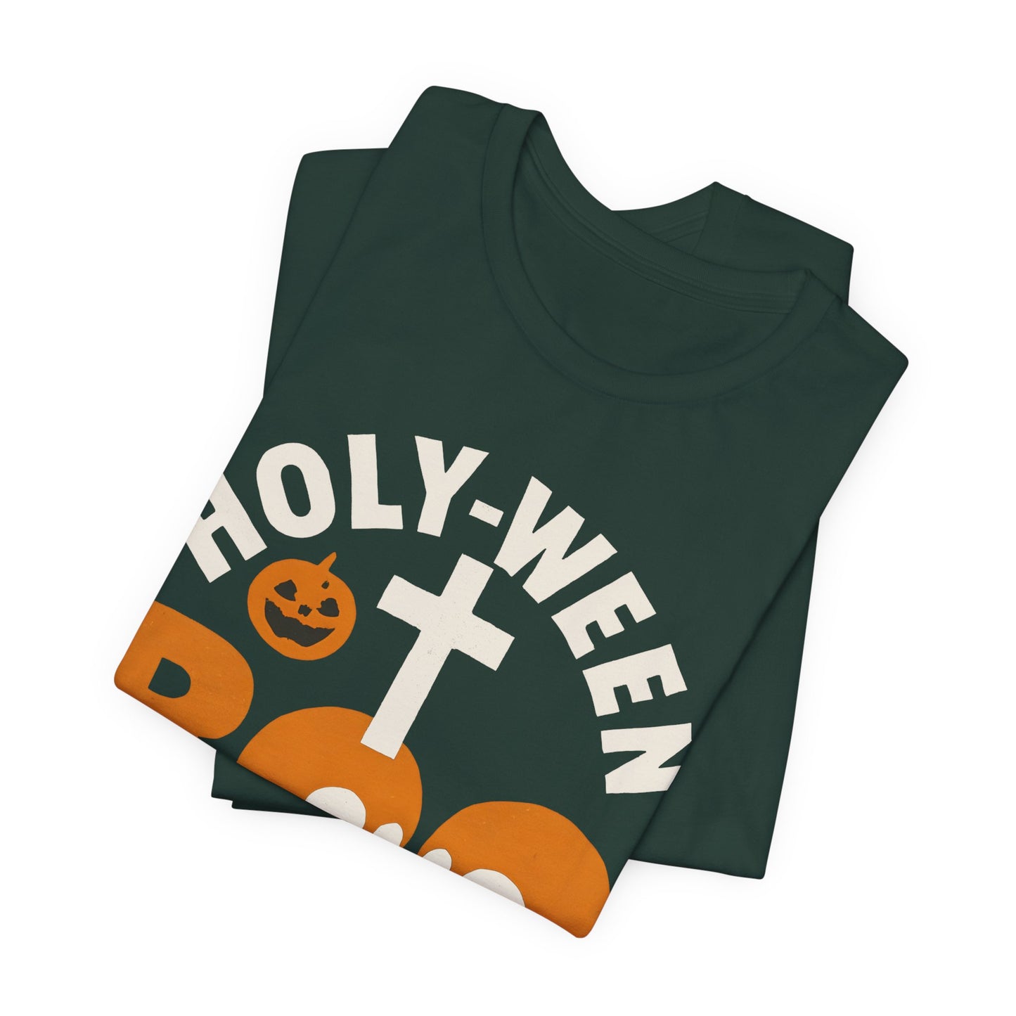 Holy Ween Boo Shirt – Christian Halloween Cross & Skull Faith Tee