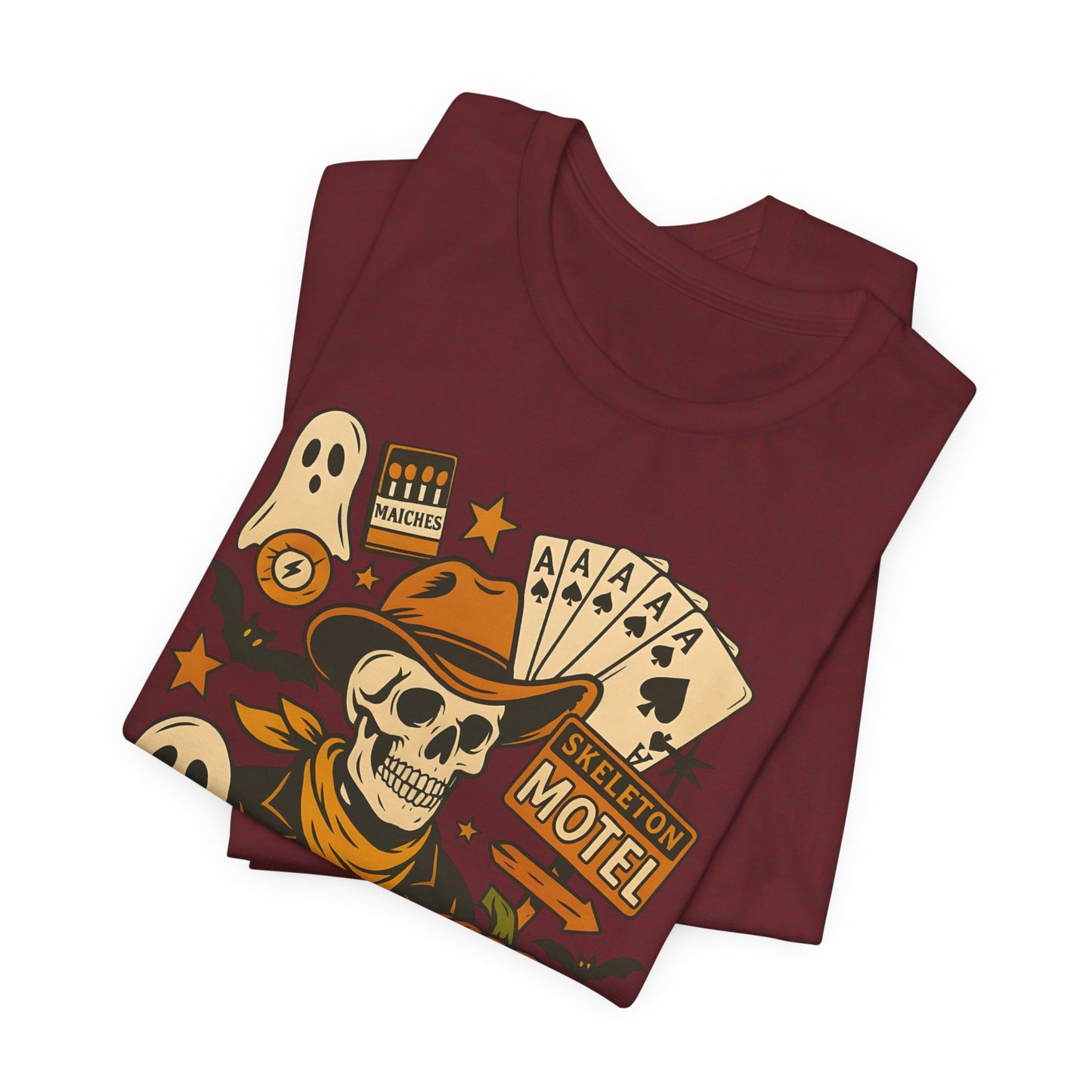 Have A Nice Night Shirt – Spooky Cowboy Skeleton Western Halloween Tee
