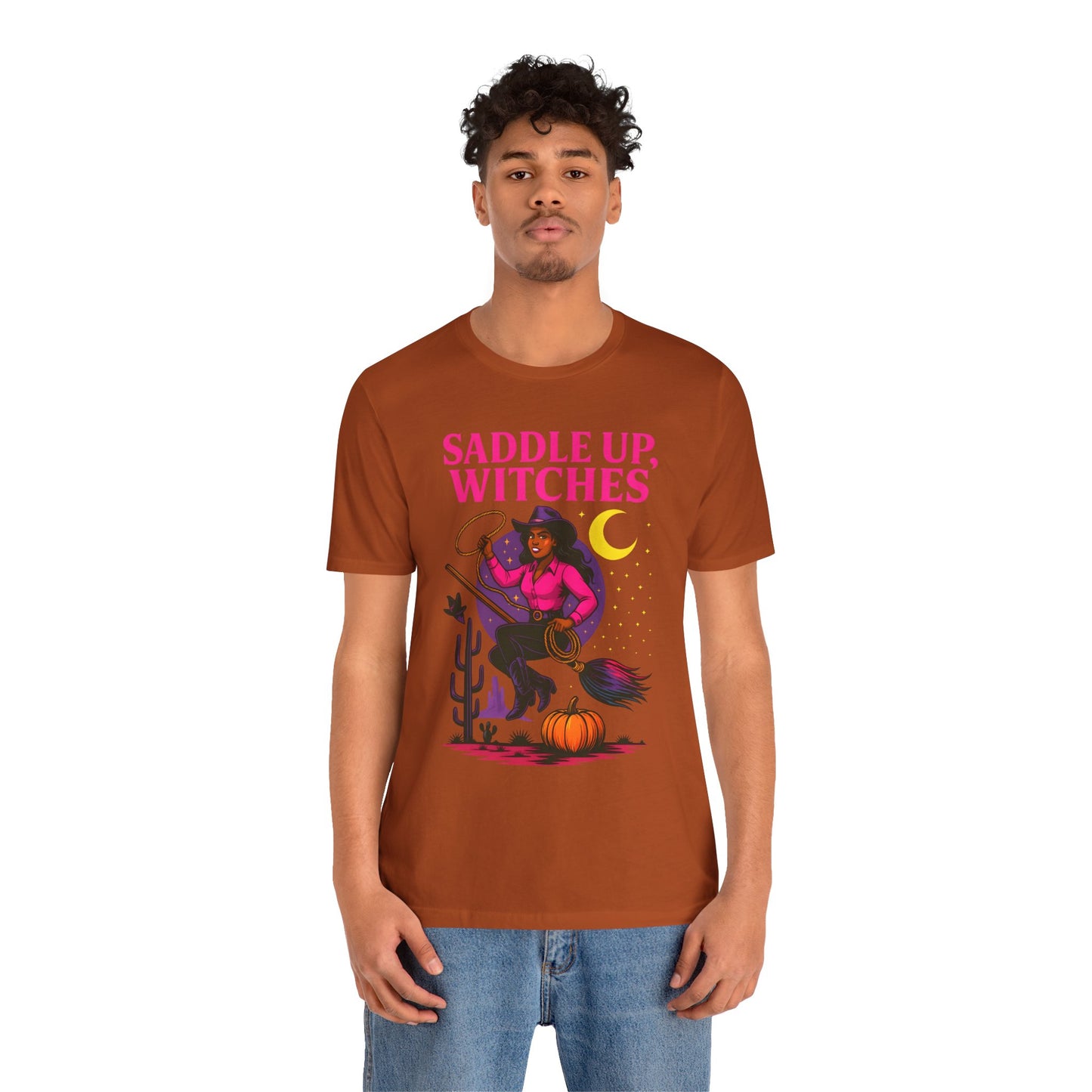 Saddle Up Witches Shirt – Black Cowgirl Western Halloween Tee