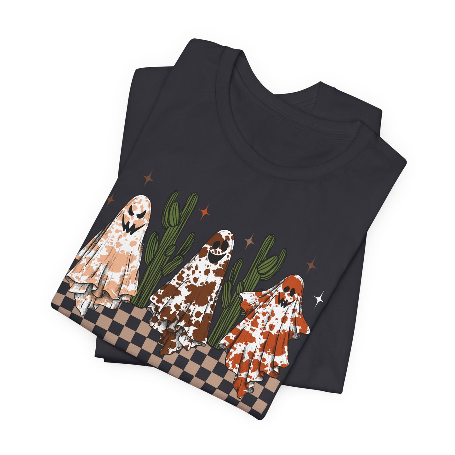 Howdy Fall Retro Ghost Shirt – Western Cowboy Cowgirl Halloween Tee