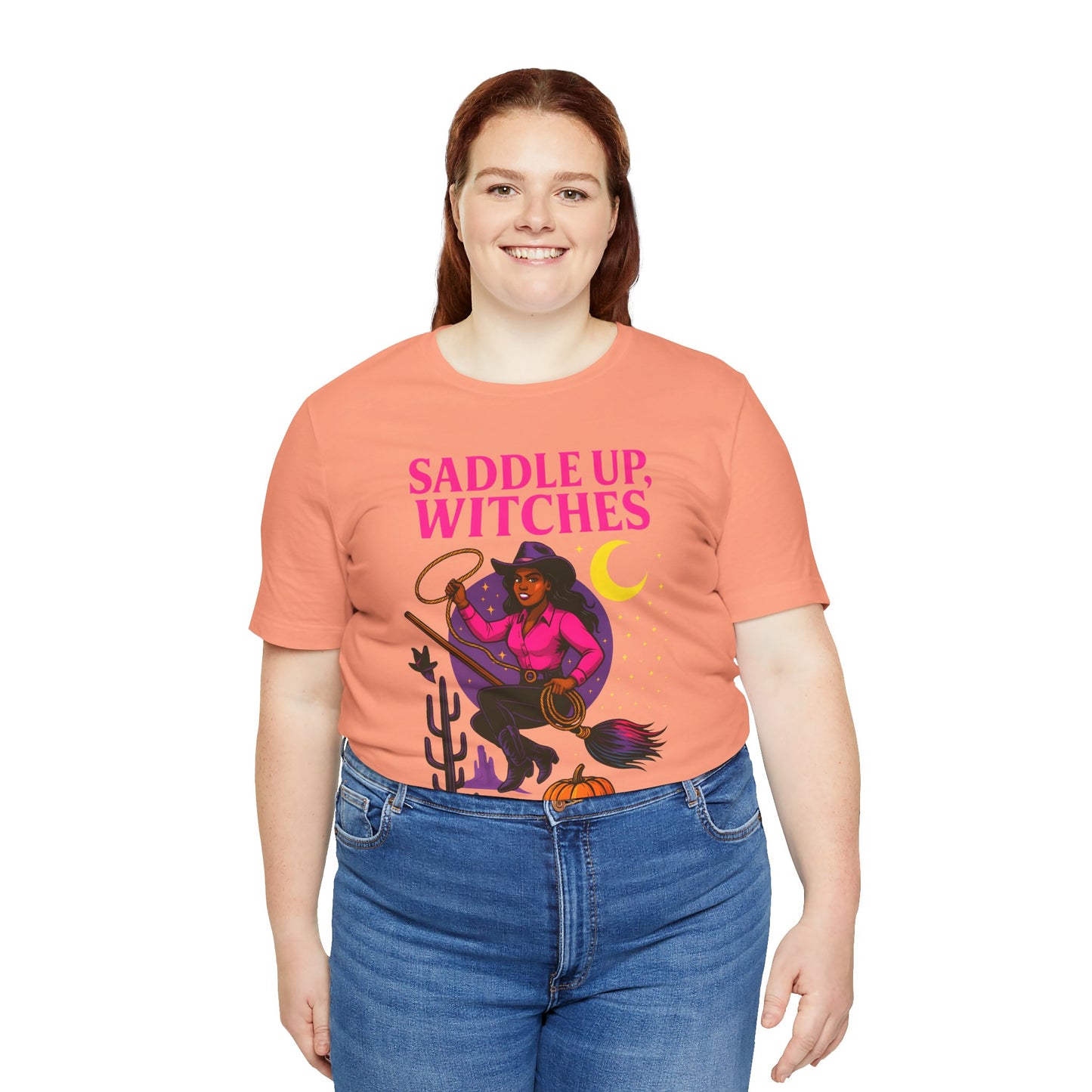 Saddle Up Witches Shirt – Black Cowgirl Western Halloween Tee