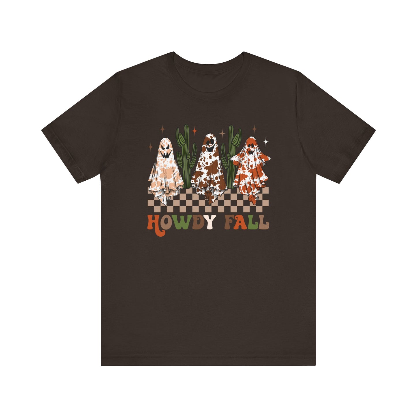 Howdy Fall Retro Ghost Shirt – Western Cowboy Cowgirl Halloween Tee
