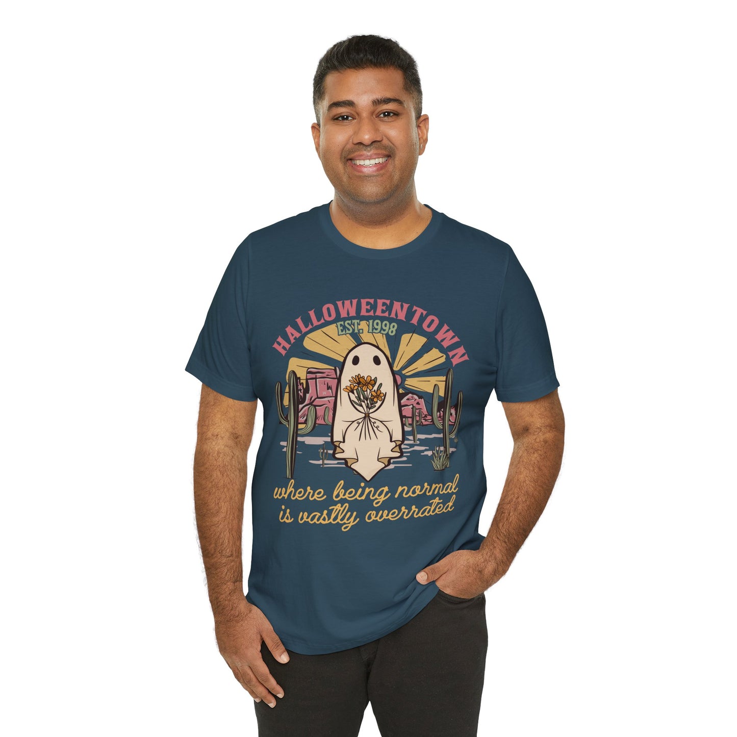 Halloweentown Est. 1998 Shirt – Retro Western Ghost Pumpkin Rodeo Tee