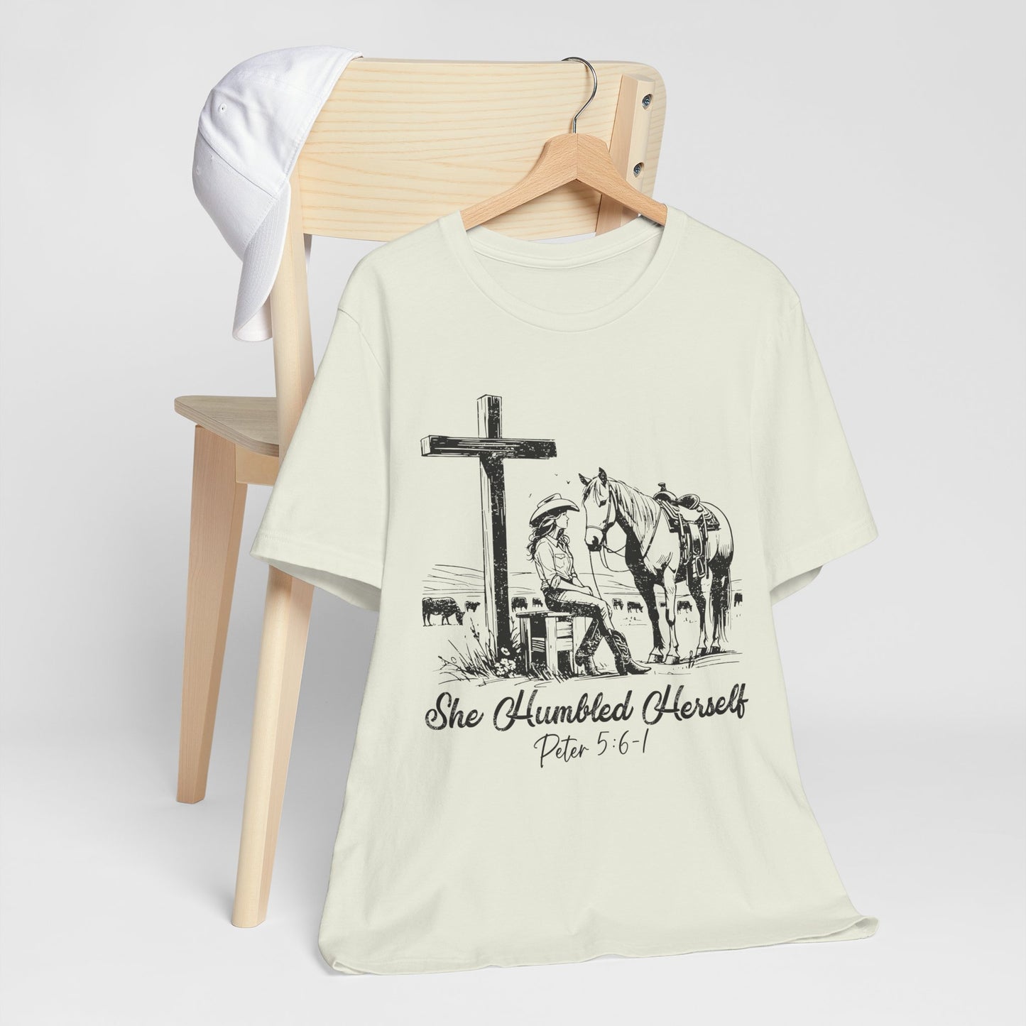 She Humbled Herself Shirt – Christian Faith Western Rodeo Country Tee