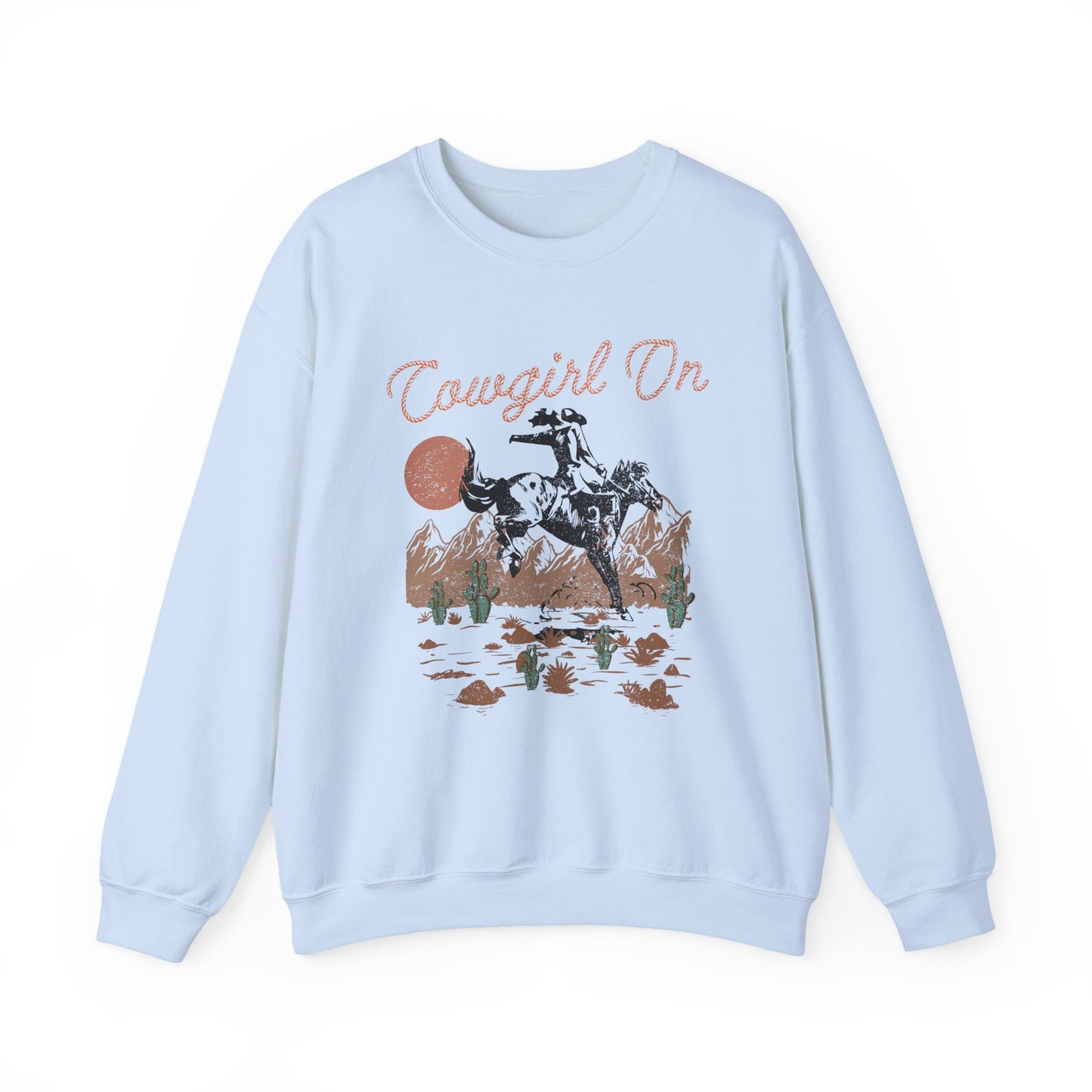 Cowgirl Howdy Sweatshirt – Southern Western Country Rodeo Vintage Pullover