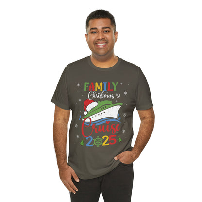 Family Christmas Cruise 2025 Shirt – Matching Cruisemas Family Vacation Tee, Holiday Boat Trip Outfit
