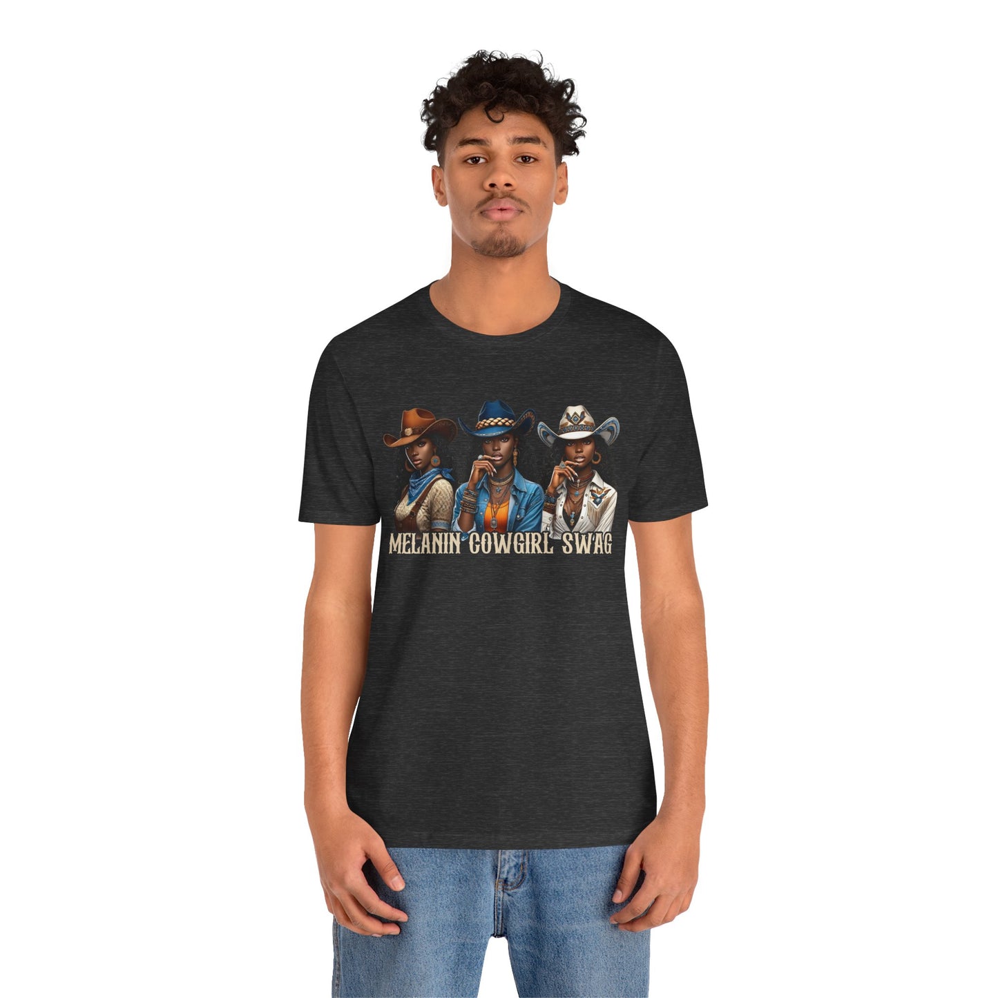 Melanin Cowgirl Swag Shirt – Black African American Western Tee