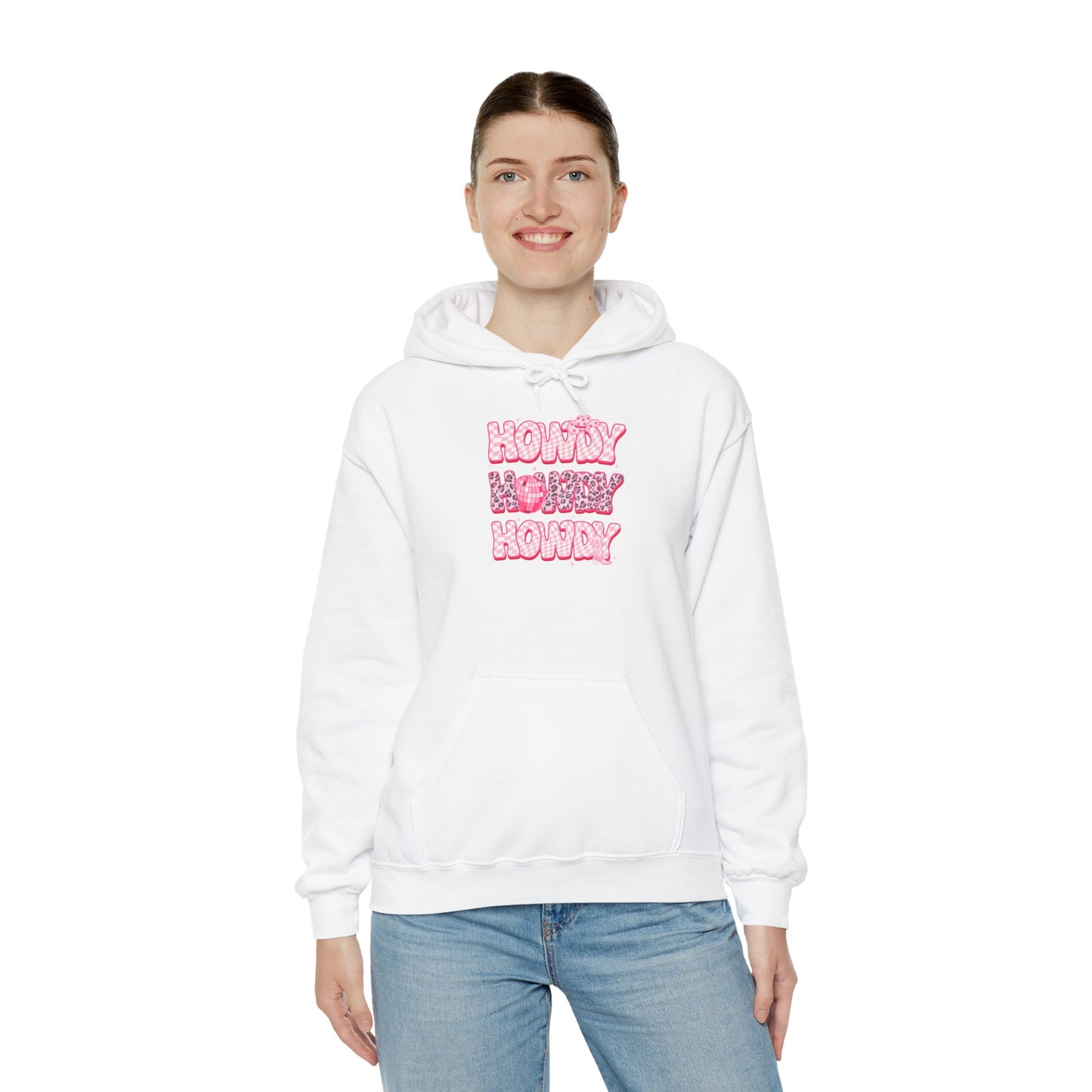 Disco Howdy Cowgirl Hoodie – Pink Leopard Western Rodeo Country Pullover