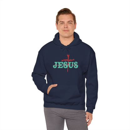 The Way Truth Life Christ Jesus Cross Nails Christian Bible Hoodie