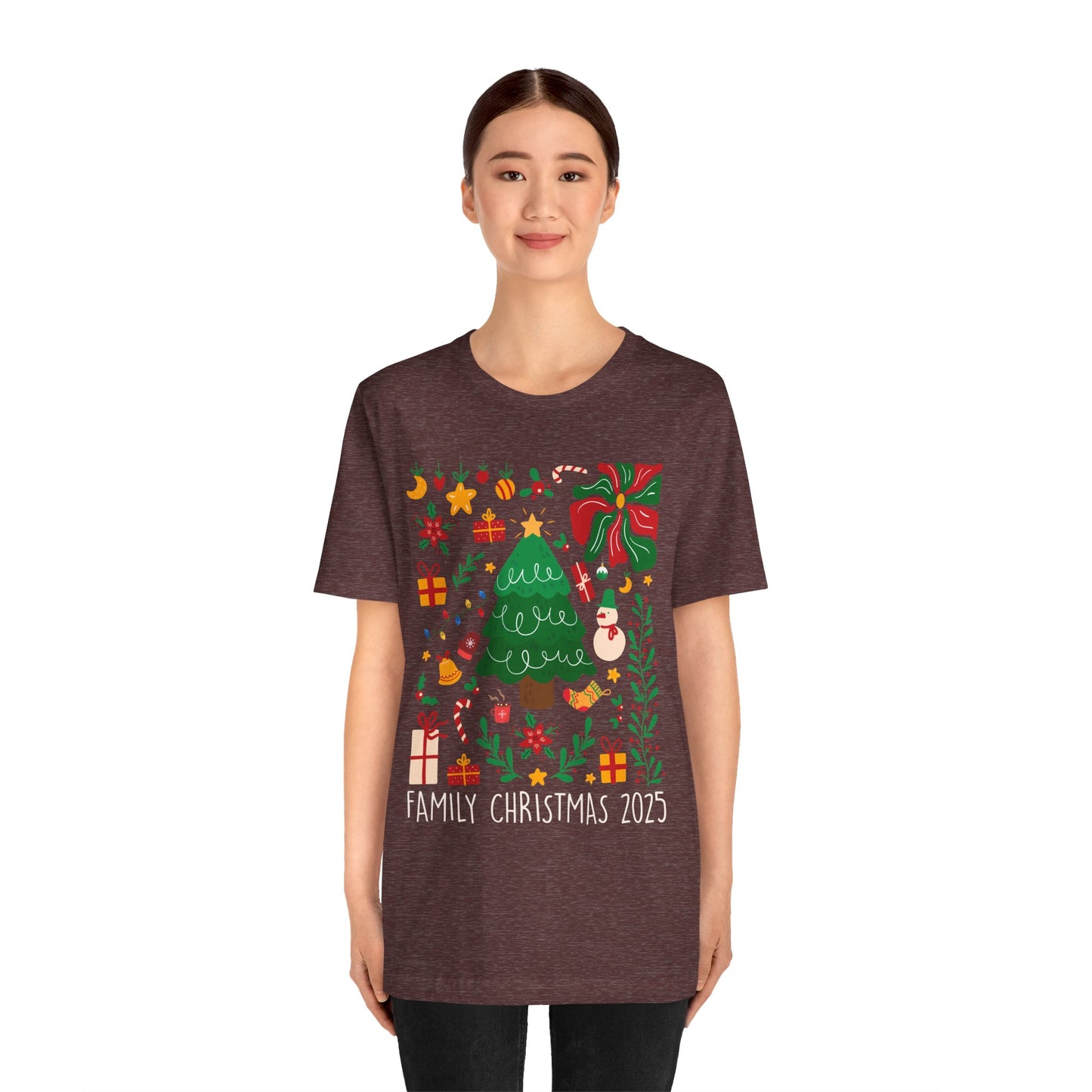 Family Christmas 2025 Shirt – Vintage Boho Holiday Family Group Shirt