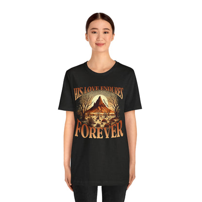 His Love Endures Forever Shirt – Christian Boho Western Rodeo Tee