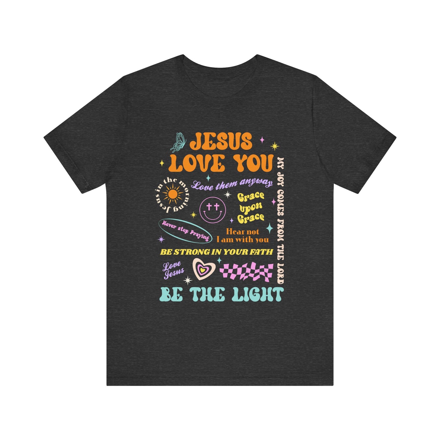 Jesus Loves You Shirt – Groovy Retro Christian Faith Encouragement Bible Tee