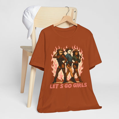 Let’s Go Girls Shirt – Rodeo Cowgirl Squad Western Halloween Party Tee