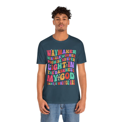 Waymaker Miracle Worker Shirt – Christian Worship My God Faith Tee