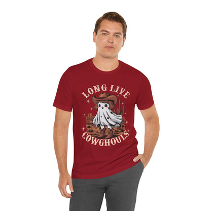 Long Live Cowghouls Shirt – Cute Western Ghost Cowgirl Halloween Tee
