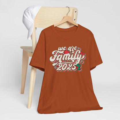 We Are Family Christmas Shirt – Retro Groovy 80s Matching Holiday Tee