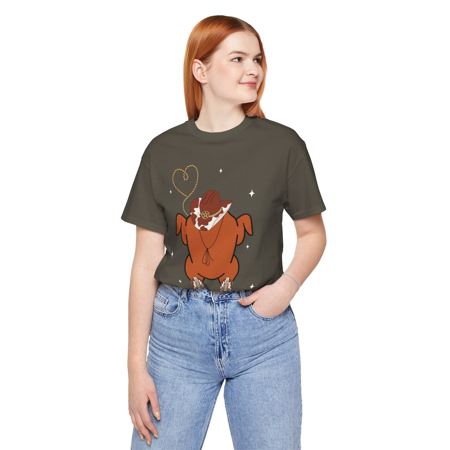 Western Cooked Turkey Shirt – Cowboy Cowgirl Rodeo Thanksgiving Tee
