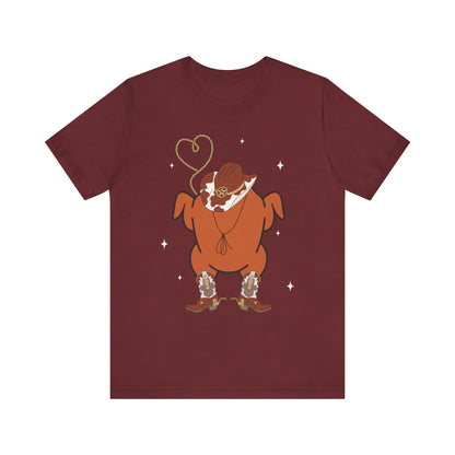 Western Cooked Turkey Shirt – Cowboy Cowgirl Rodeo Thanksgiving Tee