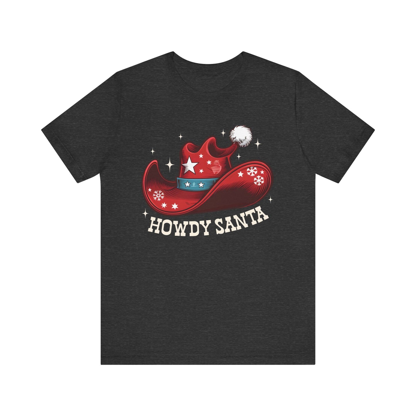 Howdy Santa Shirt – Funny Cowboy Claus Western Christmas Holiday Pajama Tee