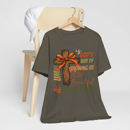 Autumn Is God’s Way Shirt – Coquette Bow Christian Cross Fall Thanksgiving Tee