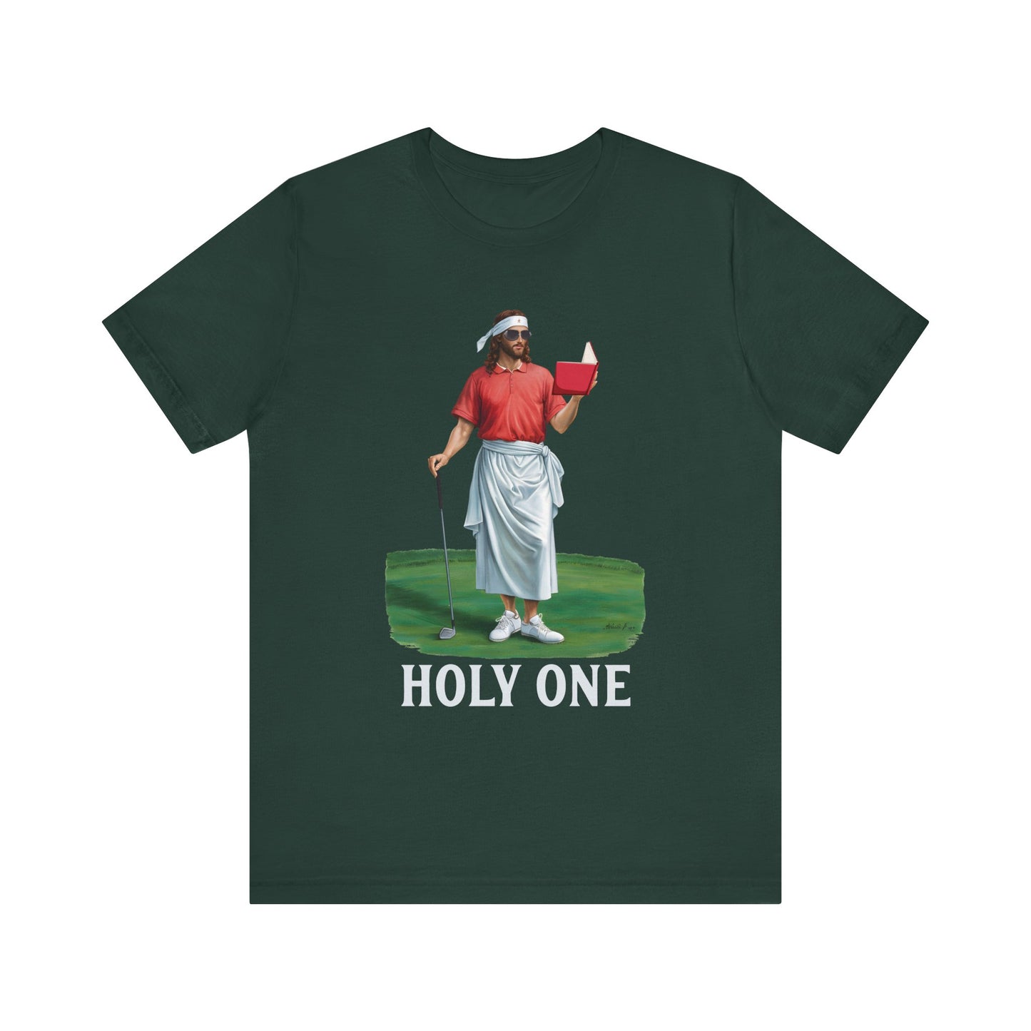 Jesus Golf Holy One Shirt – Funny Christian Faith & Sports Graphic Tee for Golfers