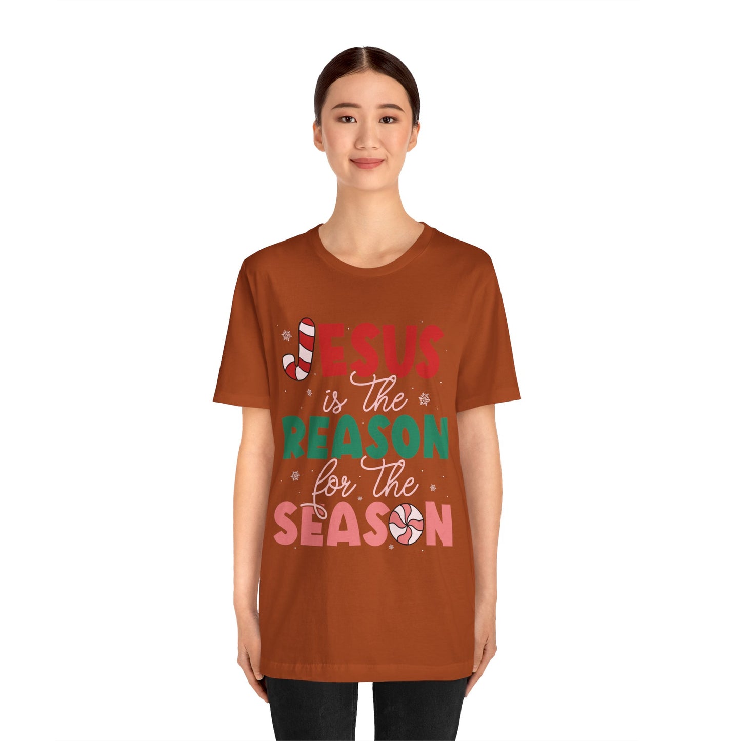 Retro Christmas Jesus Shirt – Christian “Reason for the Season” Faith Holiday Tee