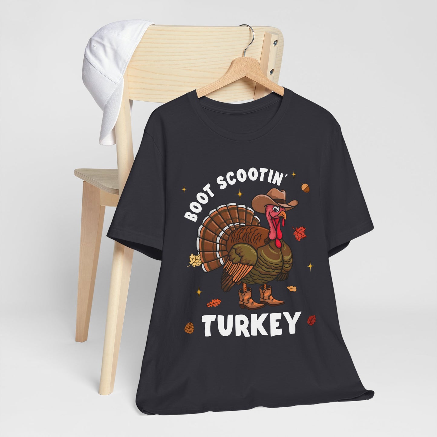 Thanksgiving Cowboy Turkey Shirt – Boot Scootin’ Western Rodeo Tee