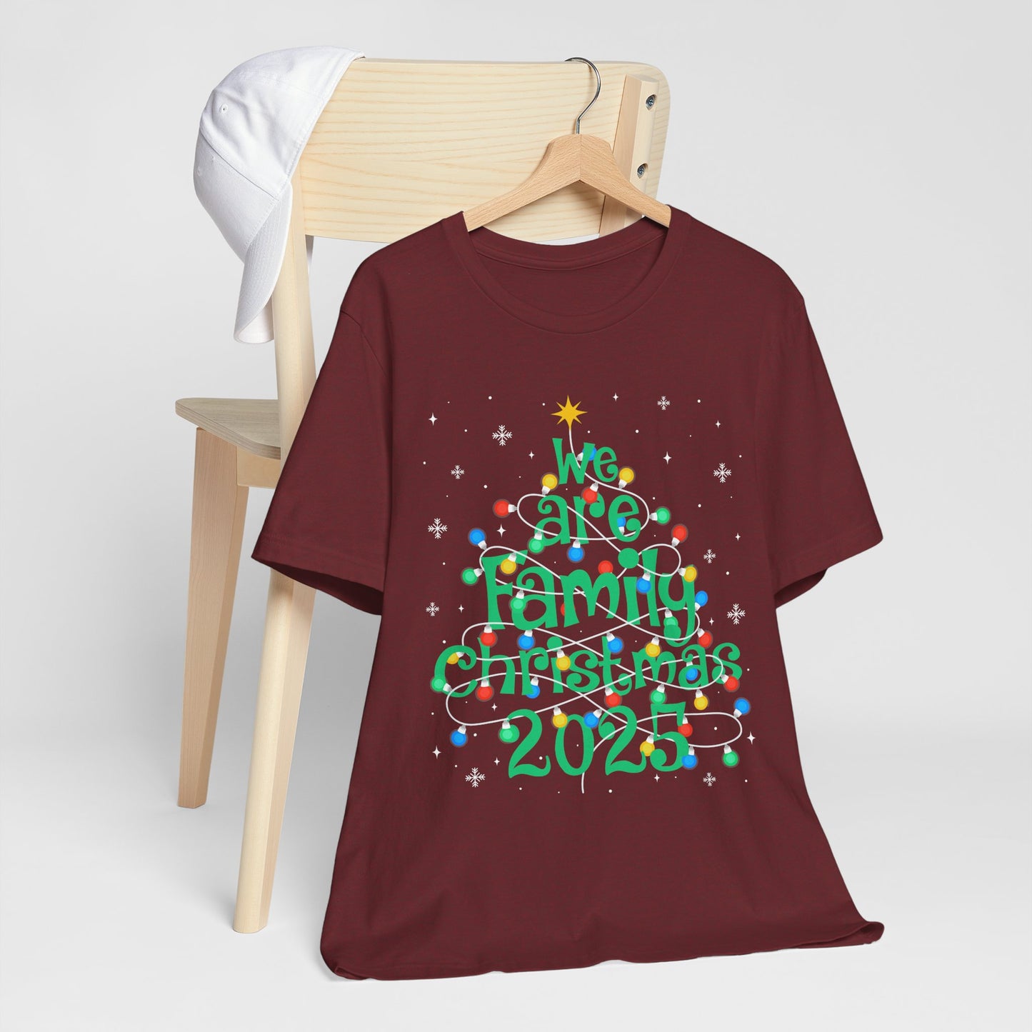 We Are Family Christmas 2025 Shirt – Matching Holiday Tree Lights Reunion Tee