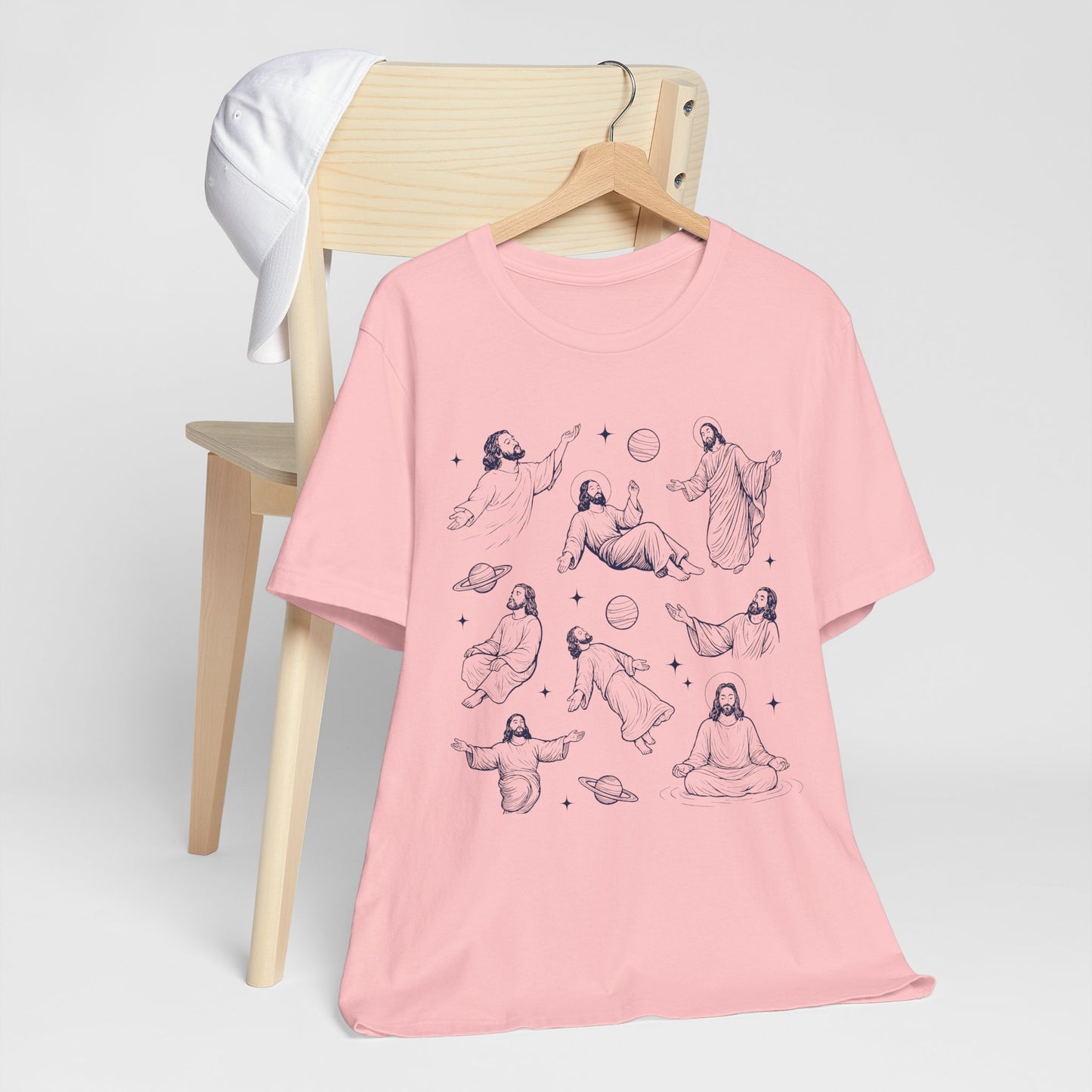 Floating Jesus Space Shirt – Funny Faith Christian Galaxy Jesus Tee