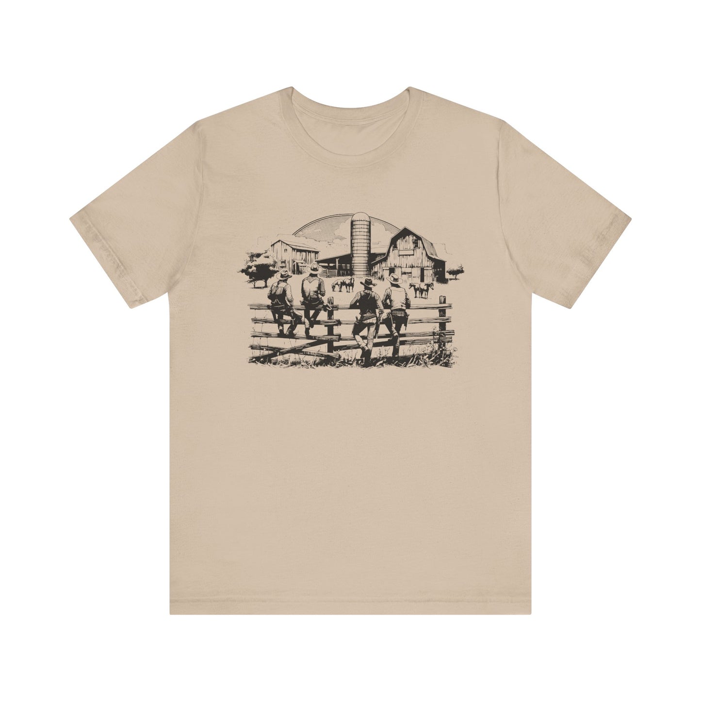 Western Cowboy Horse Racing Shirt – Texas Rodeo Country Cowgirl Tee