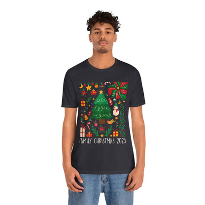 Family Christmas 2025 Shirt – Vintage Boho Holiday Family Group Shirt