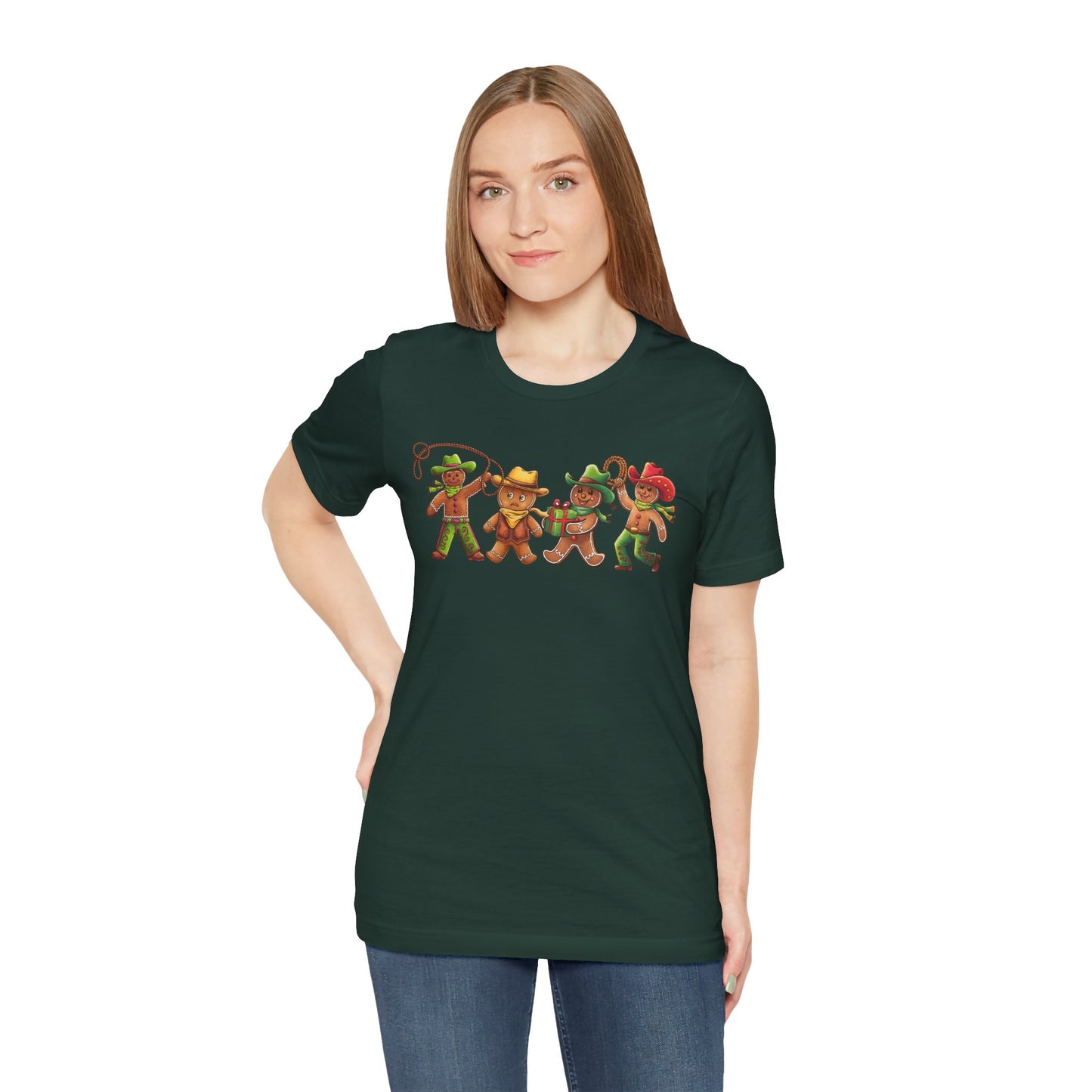 Gingerbread Cowboy Shirt – Funny Western Christmas Cookie Holiday Tee