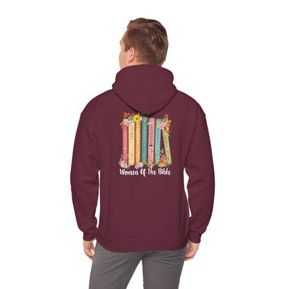 Women of the Bible Hoodie – Christian Floral Scripture Church Book Pullover