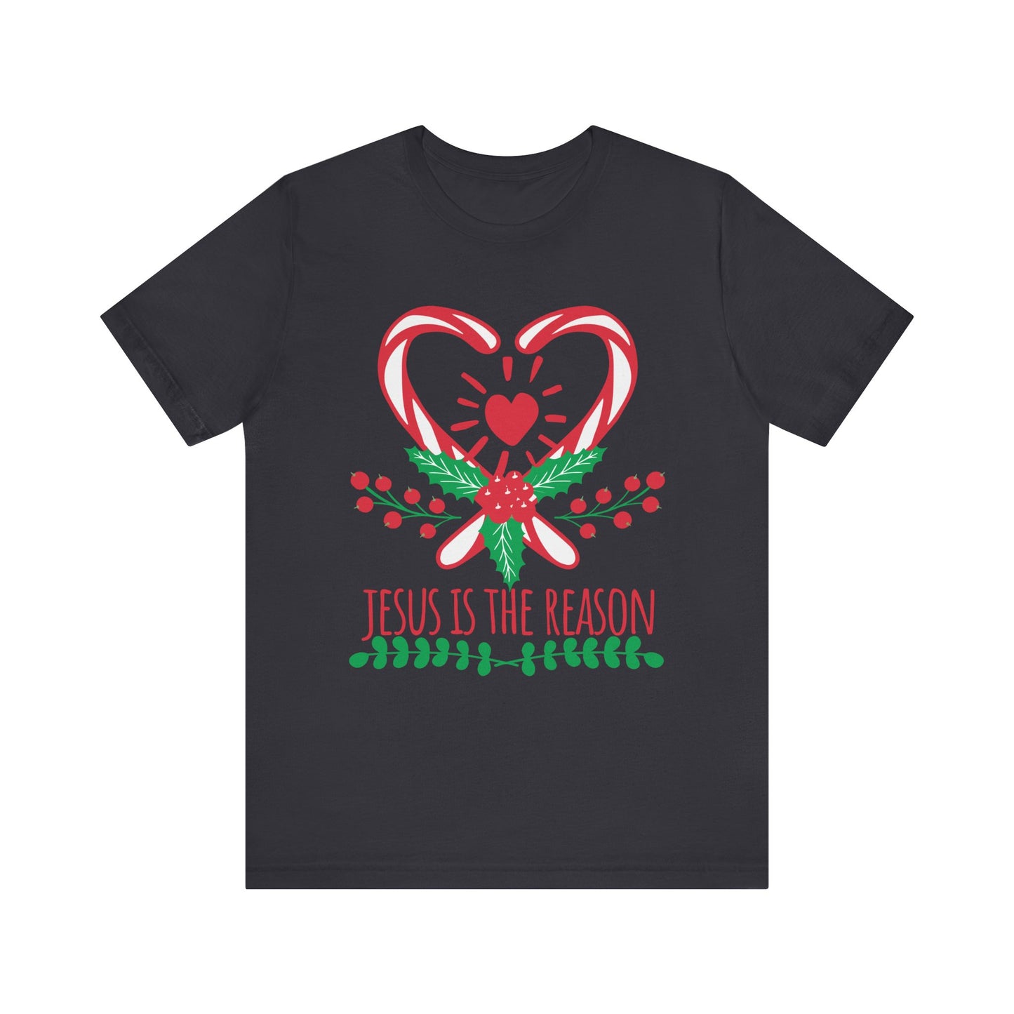 Candy Cane Jesus Shirt – Christian Christmas Pajama Tee, Cute Holiday Faith Top