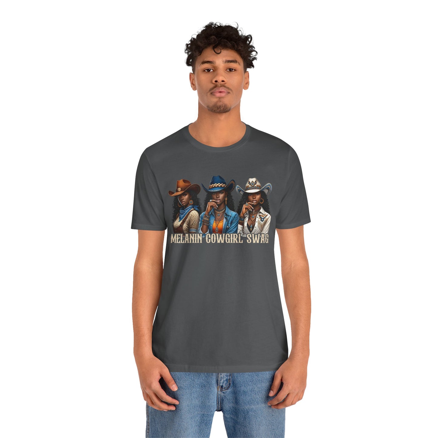 Melanin Cowgirl Swag Shirt – Black African American Western Tee