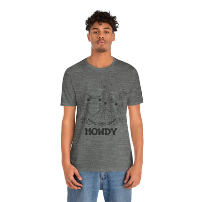 Howdy Frog Toad Couple Shirt – Cowboy Cowgirl Western Rodeo Cactus Tee