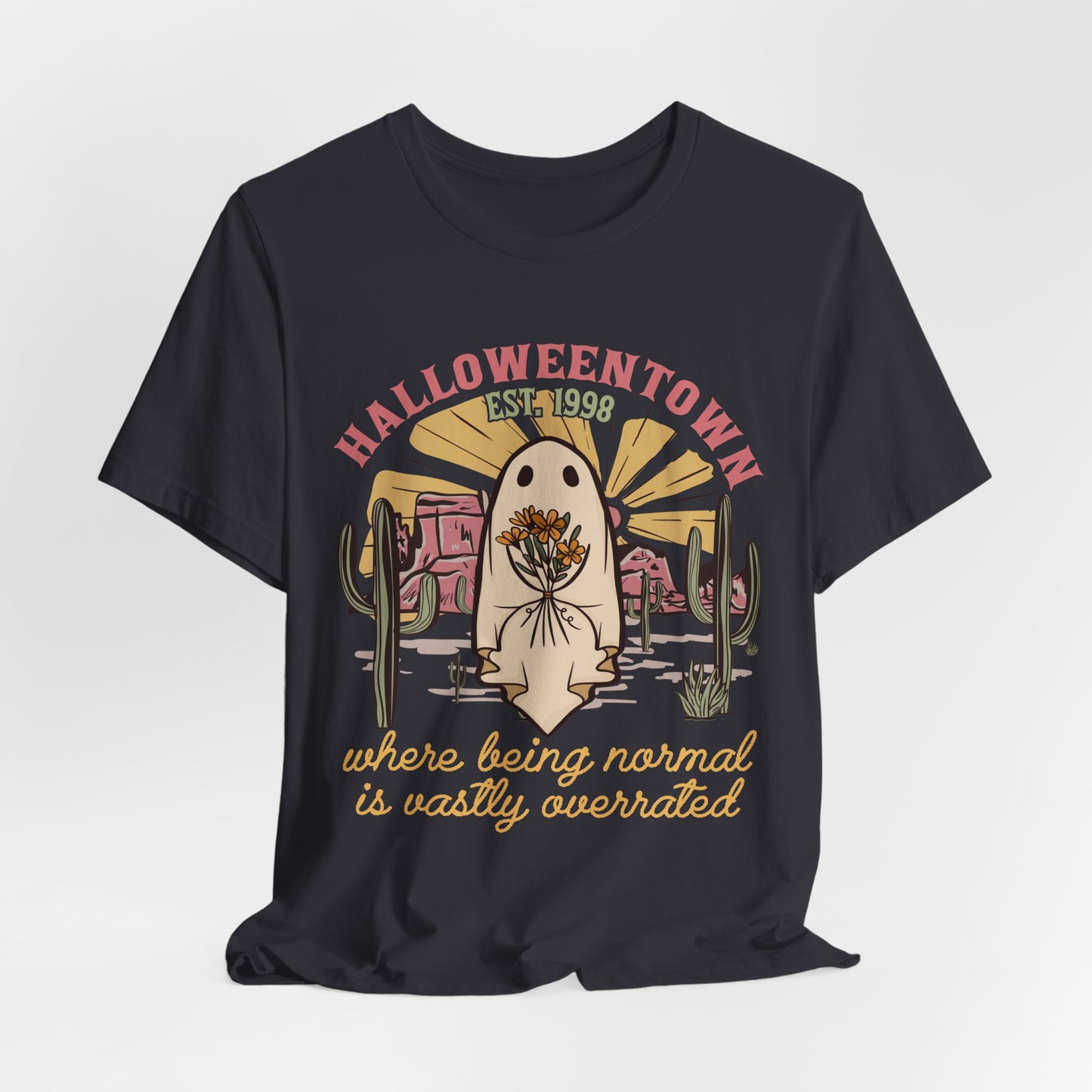 Halloweentown Est. 1998 Shirt – Retro Western Ghost Pumpkin Rodeo Tee