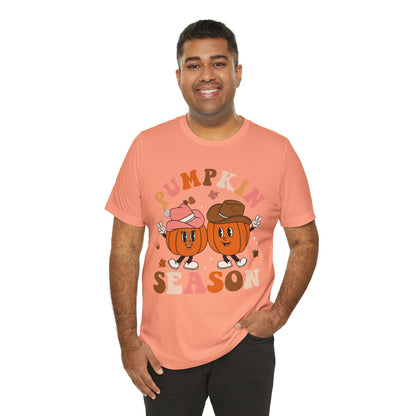 Pumpkin Season Howdy Shirt – Western Cowboy Cowgirl Thanksgiving Fall Tee