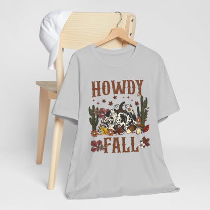 Retro Howdy Fall Shirt – Western Cowboy Pumpkin Country Thanksgiving Tee
