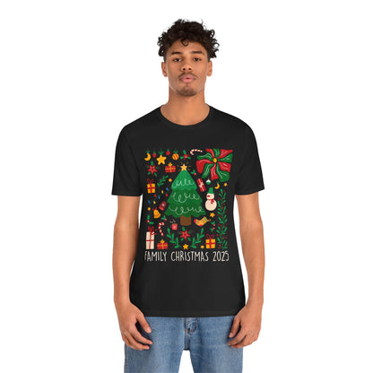 Family Christmas 2025 Shirt – Vintage Boho Holiday Family Group Shirt