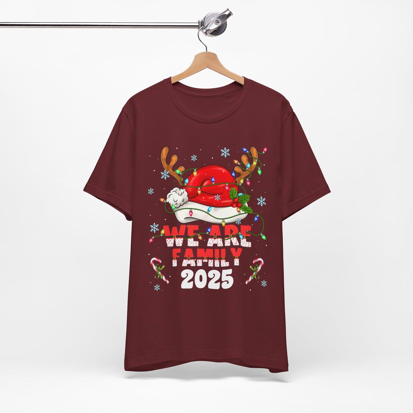 We Are Family 2025 Shirt – Matching Christmas Tree Santa Holiday Pajama Tee