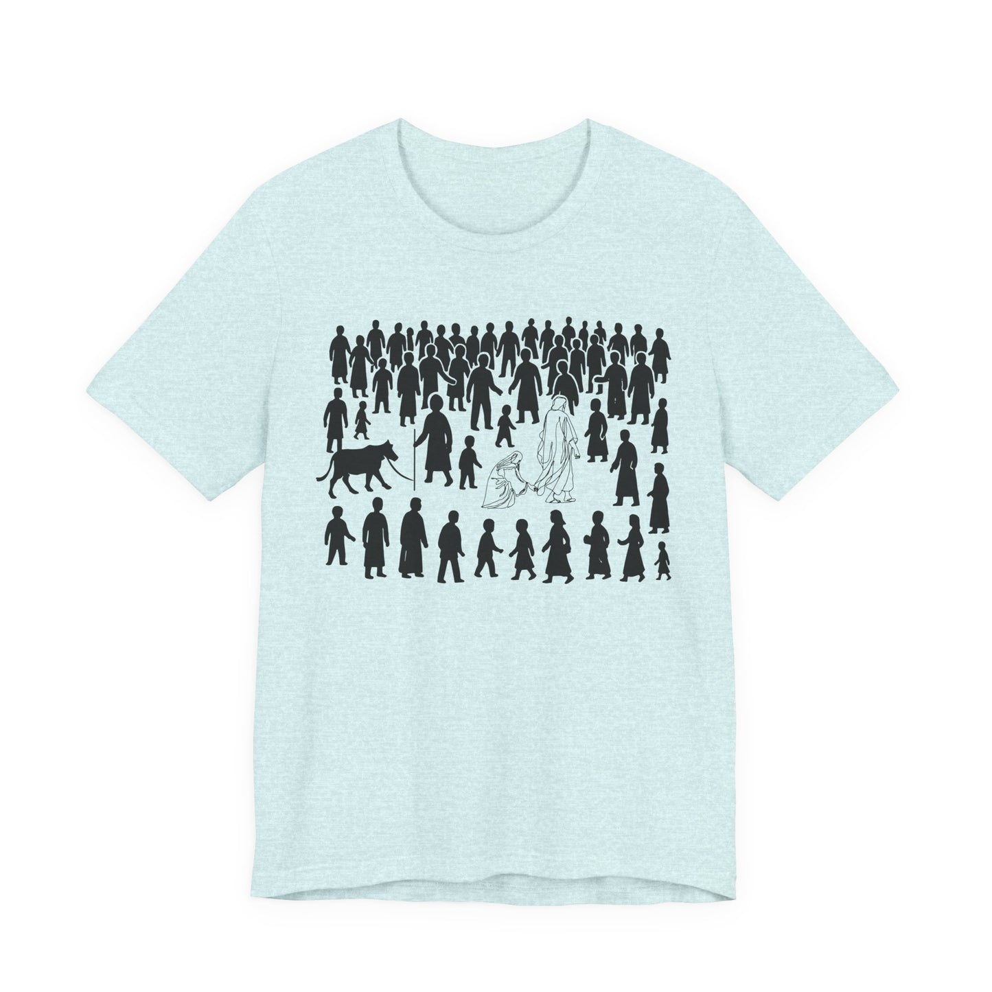 Jesus Pulling You from the Crowd Shirt – Christian Rescues Men Women Tee