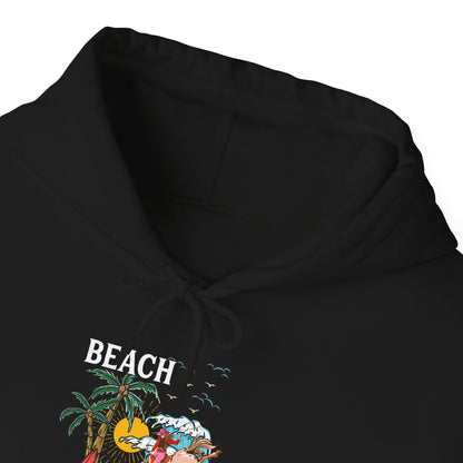 Beach Cowgirl Hoodie – Tropical Palm Tree Western Rodeo Texas Pullover