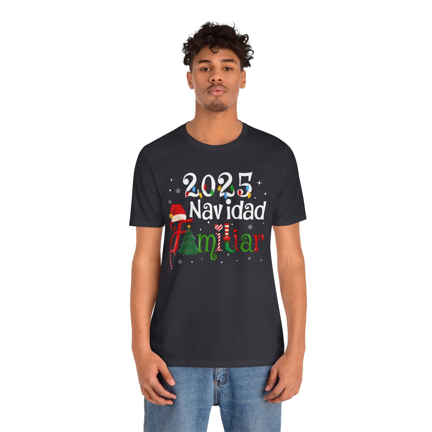 Navidad Familiar 2025 Shirt – Spanish Feliz Navidad Matching Holiday Tee